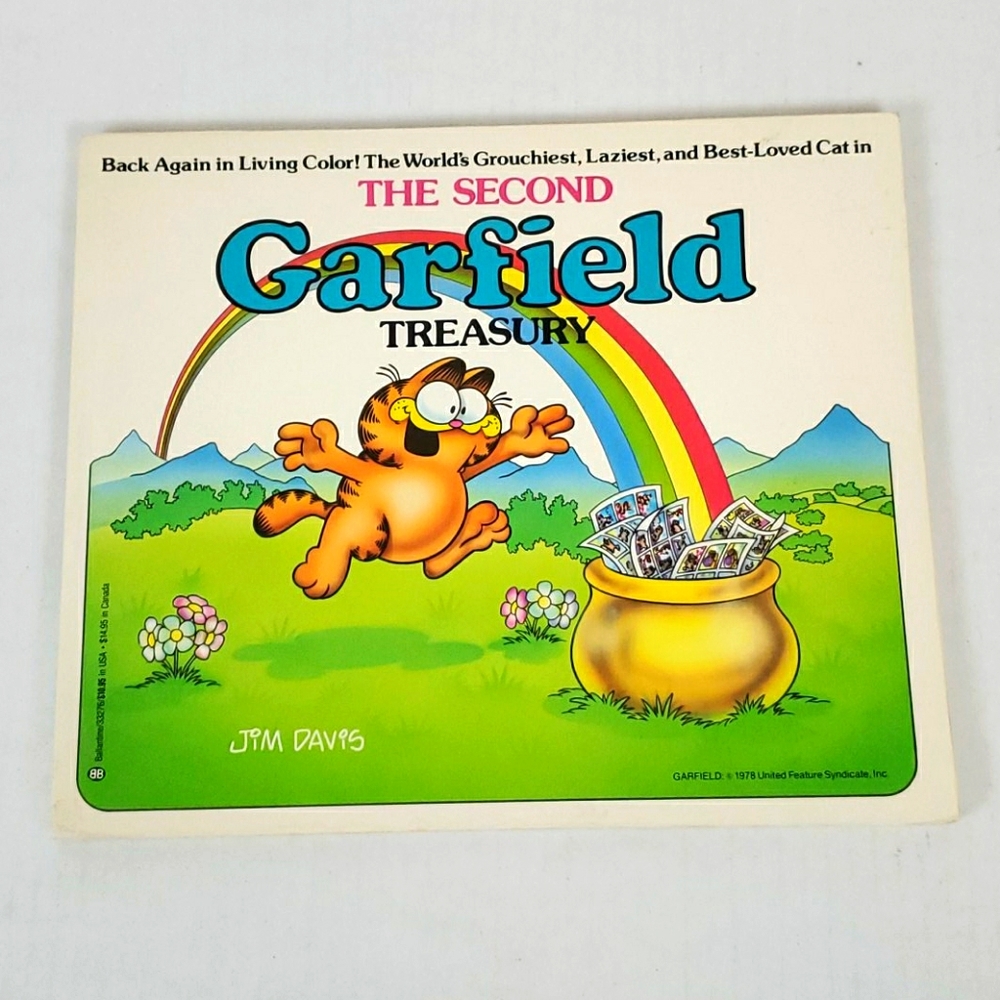 The Second Garfield Treasury vintage book